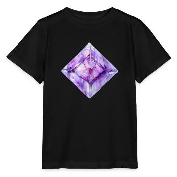 Aquarell Kristall - Stanley/Stella Kinder T-Shirt MINI CREATOR  - Schwarz - Vorne - Mikhail (115cm)