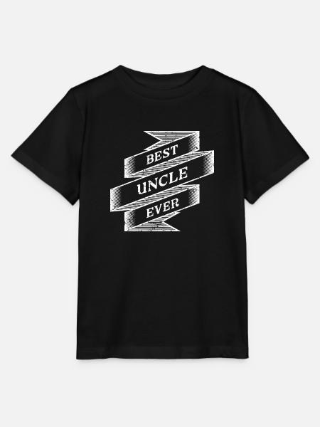 Best Uncle ever - Stanley/Stella Kinder T-Shirt MINI CREATOR  - Schwarz