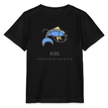 Kiel Schleswig Holstein - T-shirt bio MINI CREATOR Stanley/Stella Enfant - noir - Devant - Mikhail (115cm)