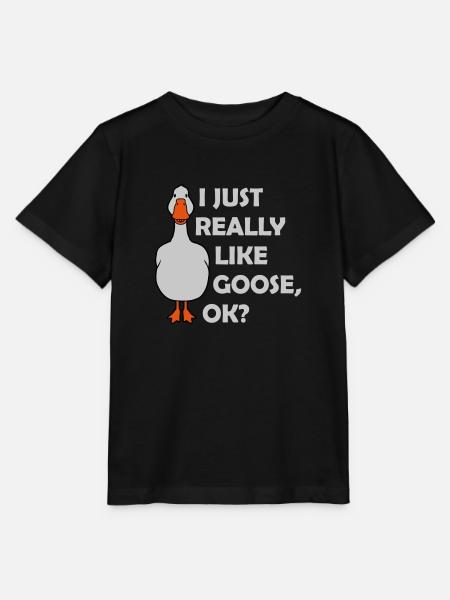 really like goose ok - Stanley/Stella Kinder T-Shirt MINI CREATOR - Schwarz