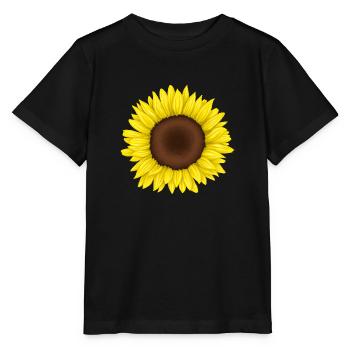 Sonnenblume - Stanley/Stella Kinder T-Shirt MINI CREATOR  - Schwarz - Vorne - Mikhail (115cm)