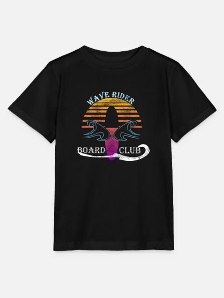 Surfer - Stanley/Stella Kinder T-Shirt MINI CREATOR - Schwarz