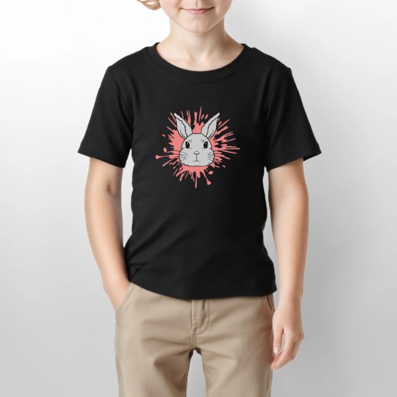 Éclaboussures de couleur gouttes lapin éclaboussures T-shirt bio MINI CREATOR Stanley/Stella Enfant