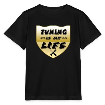 Tuning - Stanley/Stella MINI CREATOR Kids’ T-Shirt - black - Front - Mikhail (115cm)