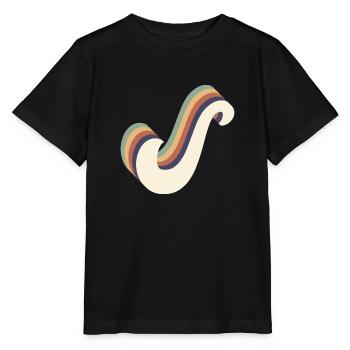 lettre s - T-shirt bio MINI CREATOR Stanley/Stella Enfant - noir - Devant - Mikhail (115cm)