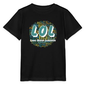 LOL - Langue de bureau boiteuse - T-shirt bio MINI CREATOR Stanley/Stella Enfant - noir - Devant - Mikhail (115cm)