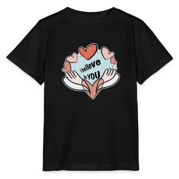 Croyez en vous - T-shirt bio MINI CREATOR Stanley/Stella Enfant - noir - Devant - Mikhail (115cm)