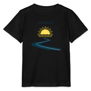 DER WEG IST DAS ZIEL - Stanley/Stella Kinder T-Shirt MINI CREATOR  - Schwarz - Vorne - Mikhail (115cm)