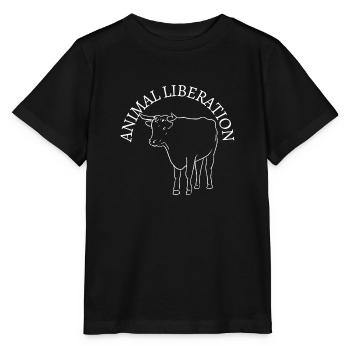 Droits des animaux de vache - T-shirt bio MINI CREATOR Stanley/Stella Enfant - noir - Devant - Mikhail (115cm)