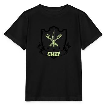 Chef Chef - Stanley/Stella MINI CREATOR Kids’ T-Shirt - black - Front - Mikhail (115cm)