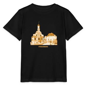 Hôtel de ville de Friedberg en Bavière Souabe Aichach - T-shirt bio MINI CREATOR Stanley/Stella Enfant - noir - Devant - Mikhail (115cm)