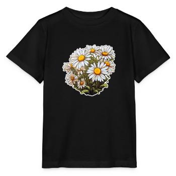 Pâquerette - T-shirt bio MINI CREATOR Stanley/Stella Enfant - noir - Devant - Mikhail (115cm)