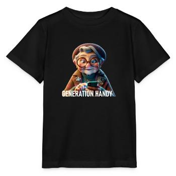 Generation Mobile Phone - Stanley/Stella MINI CREATOR Kids’ T-Shirt - black - Front - Mikhail (115cm)
