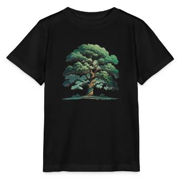 Étreinte d’arbre - T-shirt bio MINI CREATOR Stanley/Stella Enfant - noir - Devant - Mikhail (115cm)