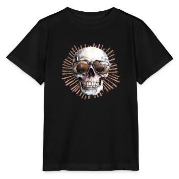 Skull Shades - Stanley/Stella MINI CREATOR Kids’ T-Shirt - black - Front - Mikhail (115cm)