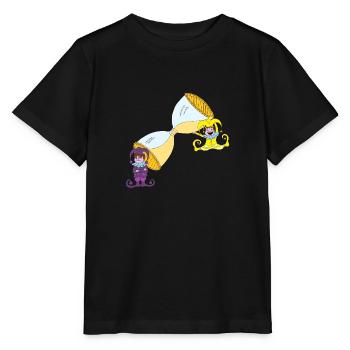 Les lutins - T-shirt bio MINI CREATOR Stanley/Stella Enfant - noir - Devant - Mikhail (115cm)