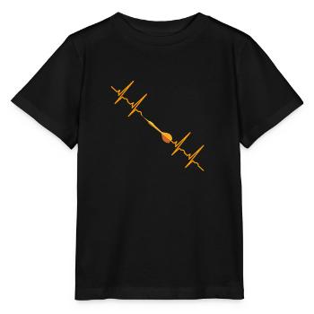Fléchettes ECG fléchettes fléchettes cadeau fléchettes fléchettes - T-shirt bio MINI CREATOR Stanley/Stella Enfant - noir - Devant - Mikhail (115cm)
