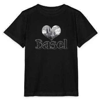 Basel Minster - Stanley/Stella MINI CREATOR Kids’ T-Shirt - black - Front - Mikhail (115cm)