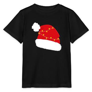 Casquette de Nicolas - T-shirt bio MINI CREATOR Stanley/Stella Enfant - noir - Devant - Mikhail (115cm)