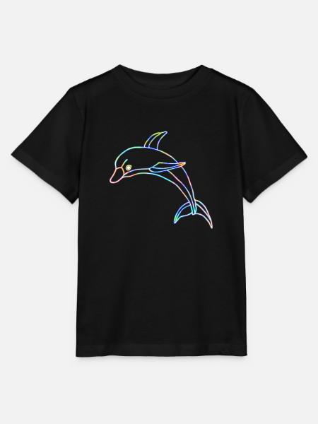 Delfin - Stanley/Stella Kinder T-Shirt MINI CREATOR - Schwarz
