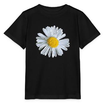 Flower Flower Daisy Flowers Design - Stanley/Stella MINI CREATOR Kids’ T-Shirt - black - Front - Mikhail (115cm)