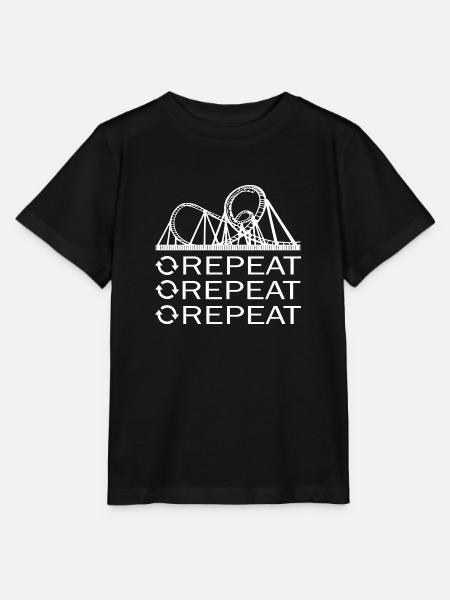 Rollercoaster Achterbahn - Stanley/Stella Kinder T-Shirt MINI CREATOR - Schwarz