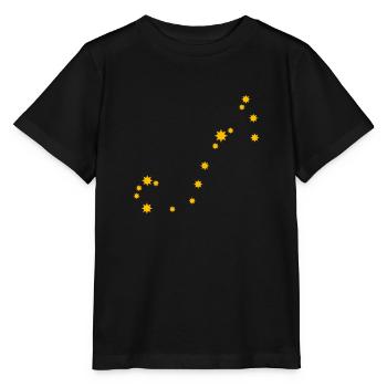 Sternzeichen Skorpion Zodiac Nachthimmel Star hell - Stanley/Stella Kinder T-Shirt MINI CREATOR  - Schwarz - Vorne - Mikhail (115cm)
