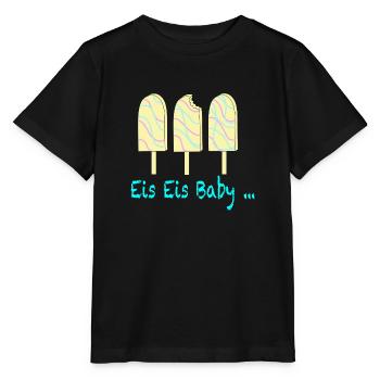 Eis Eis Baby - Stanley/Stella Kinder T-Shirt MINI CREATOR  - Schwarz - Vorne - Mikhail (115cm)