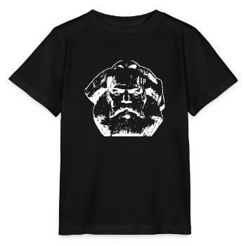 Karl Marx head white - Stanley/Stella MINI CREATOR Kids’ T-Shirt - black - Front - Mikhail (115cm)