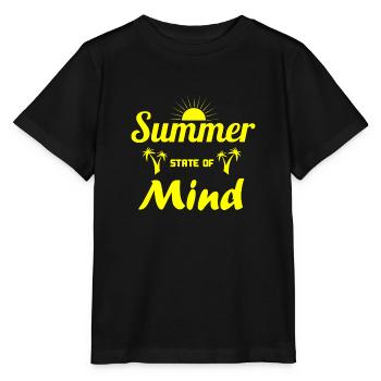 L’été et la joie de vivre - T-shirt bio MINI CREATOR Stanley/Stella Enfant - noir - Devant - Mikhail (115cm)
