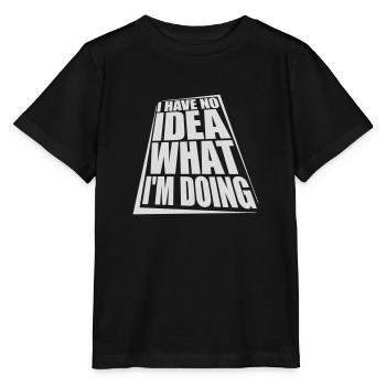 Aucune idée - T-shirt bio MINI CREATOR Stanley/Stella Enfant - noir - Devant - Mikhail (115cm)