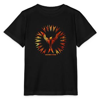 Phönix wird wiedergeboren - Stanley/Stella Kinder T-Shirt MINI CREATOR  - Schwarz - Vorne - Mikhail (115cm)