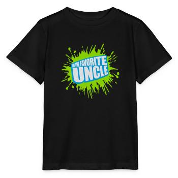 im the favorite uncle - Stanley/Stella Kinder T-Shirt MINI CREATOR  - Schwarz - Vorne - Mikhail (115cm)