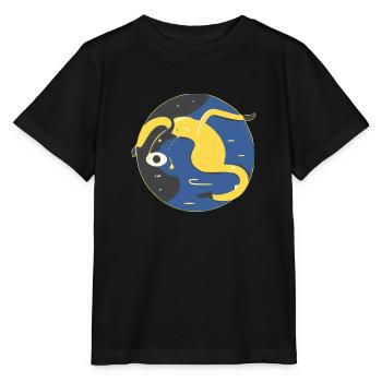An unreal world apart - Stanley/Stella MINI CREATOR Kids’ T-Shirt - black - Front - Mikhail (115cm)