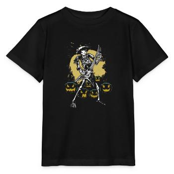 Metal and Rock Halloween - Stanley/Stella Kinder T-Shirt MINI CREATOR  - Schwarz - Vorne - Mikhail (115cm)