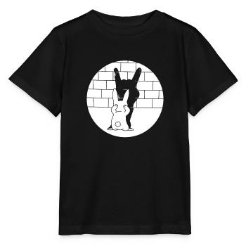Rock Bunny Fun - Stanley/Stella Kinder T-Shirt MINI CREATOR  - Schwarz - Vorne - Mikhail (115cm)