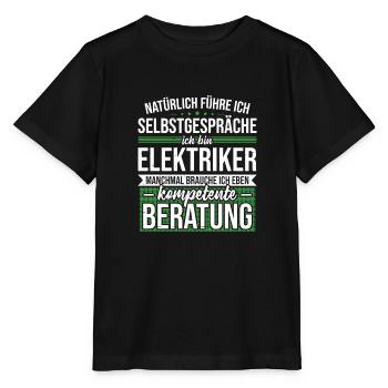 Elektriker / Elektroniker - kompetente Beratung - Stanley/Stella Kinder T-Shirt MINI CREATOR  - Schwarz - Vorne - Mikhail (115cm)