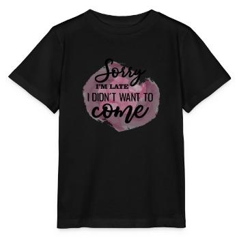 Funny Sacastic Quote - Stanley/Stella MINI CREATOR Kids’ T-Shirt - black - Front - Mikhail (115cm)