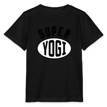 Super Yogi / Yoga - Stanley/Stella Kinder T-Shirt MINI CREATOR  - Schwarz - Vorne - Mikhail (115cm)