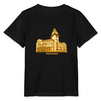 Völklingen Rathaus Saar Saarland Montanindustrie - Stanley/Stella Kinder T-Shirt MINI CREATOR  - Schwarz - Vorne - Mikhail (115cm)