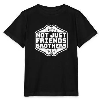Pas seulement des amis Frères Correspondant Ami de la famille - T-shirt bio MINI CREATOR Stanley/Stella Enfant - noir - Devant - Mikhail (115cm)