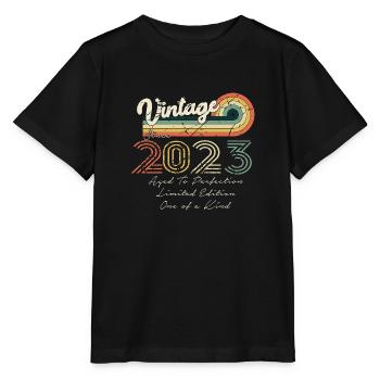 2023 Jahrgangsklassiker 2023 - Stanley/Stella Kinder T-Shirt MINI CREATOR  - Schwarz - Vorne - Mikhail (115cm)