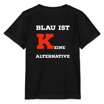 Blau ist keine Alternative - Stanley/Stella Kinder T-Shirt MINI CREATOR  - Schwarz - Vorne - Mikhail (115cm)