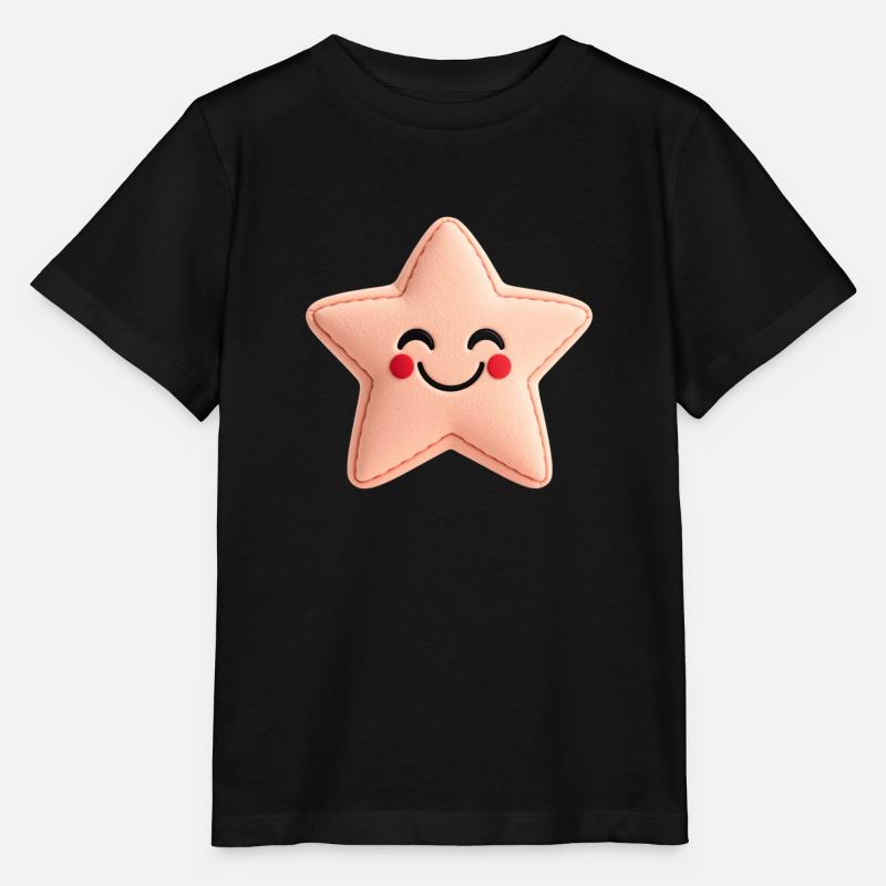 Süßer Stern - Pink - Stanley/Stella Kinder T-Shirt MINI CREATOR  - Schwarz