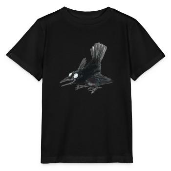 Rabenkrähe 2 - Stanley/Stella Kinder T-Shirt MINI CREATOR  - Schwarz - Vorne - Mikhail (115cm)