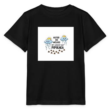 Wetterlage - Stanley/Stella Kinder T-Shirt MINI CREATOR  - Schwarz - Vorne - Mikhail (115cm)