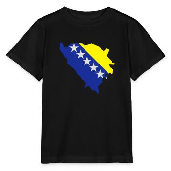 Bosnien Herzegowina - Stanley/Stella Kinder T-Shirt MINI CREATOR  - Schwarz - Vorne - Mikhail (115cm)