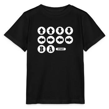 Cheat Code Video Game - Stanley/Stella MINI CREATOR Kids’ T-Shirt - black - Front - Mikhail (115cm)