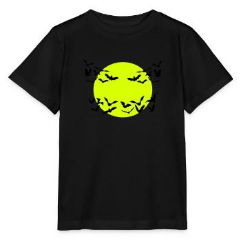 Bats, Bat - Stanley/Stella MINI CREATOR Kids’ T-Shirt - black - Front - Mikhail (115cm)