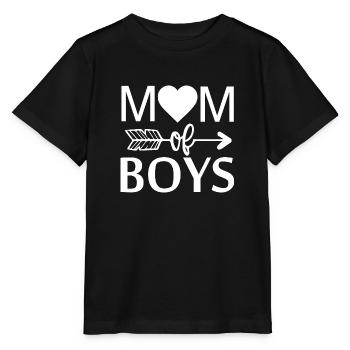 Mom of boys - Stanley/Stella MINI CREATOR Kids’ T-Shirt - black - Front - Mikhail (115cm)
